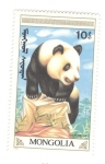 Sellos del Mundo : Asia : Mongolia : Oso Panda