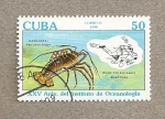 Sellos de America - Cuba -  XXV Aniv. Instituto de Oceanología