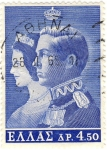 Sellos del Mundo : Europe : Greece : Rei y Reina
