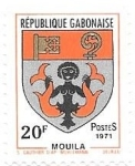 Stamps Gabon -  escudo