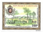 Sellos de Africa - Gabn -  150 º Muerte de Napoleón