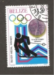 Stamps : America : Belize :  INTERCAMBIO