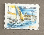 Stamps France -  Las arenas de Olonne