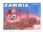 Sellos de Africa - Zambia -  Zambezi Redwood