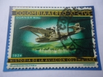 Stamps Colombia -  Dornier Wall 1924 - Historia de la Aviación Colombiana.