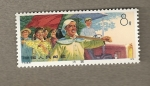 Stamps China -  Marcha de trabajadores