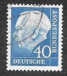 Stamps Germany -  756 - Theodor Heuss