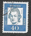 Stamps Germany -  832 - Gotthold Ephraim Lessing