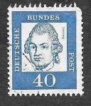 Stamps Germany -  832 - Gotthold Ephraim Lessing