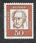 Stamps Germany -  833 - Johann Wolfgang von Goethe