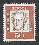 Stamps : Europe : Germany :  833 - Johann Wolfgang von Goethe