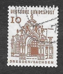 Stamps Germany -  903 - Edificios Alemanes