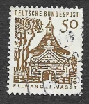 Stamps Germany -  909 - Edificios Alemanes