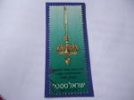 Stamps Israel -  Lámparea Sabbath - Museo Israelí en Jerusalén- Alemania, Siglo XVIII - Festival 1980.