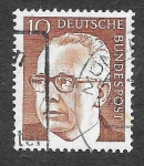 Sellos de Europa - Alemania -  1029 - Gustav Walter Heinemann