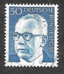 Stamps Germany -  1033 - Gustav Walter Heinemann