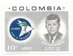 Stamps Colombia -  personaje