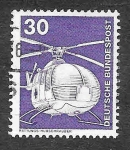 Stamps Germany -  1173 - Helicóptero