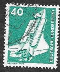 Stamps Germany -  1174 - Avión