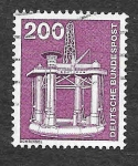 Sellos de Europa - Alemania -  1188 - Plataforma Petrolífera