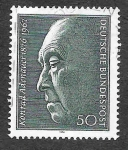 Stamps Germany -  1205 - Konrad Hermann Joseph Adenauer