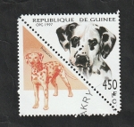 Stamps Guinea -  1134 AV - Perro de raza, dálmata