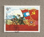 Stamps Asia - Laos -  40 Aniv. del ejécito popular