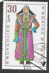 Stamps Mongolia -  528 - Trajes Regionales