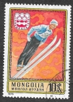 Sellos de Asia - Mongolia -  873 - XII JJOO de Innsbruck