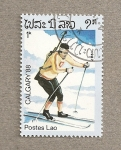 Stamps Laos -  Calgary 1988