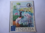 Stamps Venezuela -  Aves - Conserve los recursoa Naturales Renovables - Venezuela los Necesita.