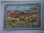 Stamps Venezuela -  Cuatricentenario de la Ciudad de Caracas, 1567-1967 - La Plaza Mayor