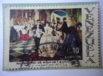 Stamps Venezuela -  Matrimonio de Bolivar- Madrid 1802 - Serie:Simón Bolívar en España.