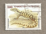 Stamps Tajikistan -  Lagarto
