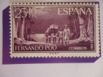Stamps Spain -  Fernando poo - Día del sello 1961 - Guinea-África Occidental