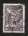 Sellos de Europa - Grecia -  Nuevos sellos diarios, Canal de Corinto tipo I