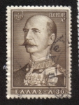 Stamps Greece -  Reyes griegos y reinas, Rey Jorge I
