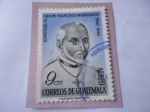 Stamps Guatemala -  Francisco Marroquín Hurtado, 1478-1563) - Homenaje al Obispo Francisco Marroquin 