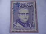 Stamps : America : Guatemala :  Monseñor, Mariano Rossell Arellano (1894-1964)