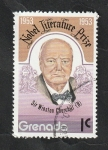 Stamps : America : Grenada :  772 - Sir Winston Churchill, Nobel de Literatura en 1953