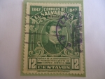 Stamps : America : El_Salvador :  General Manuel José Arce (1787-1847)-Prócer de la Independencia-Primer Presidente en centro Améric-C