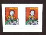 Stamps : America : Brazil :  serie- Oficios- Manicura