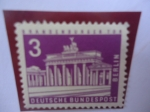 Stamps Germany -  Alemania, Berlín - Puerta de Potsdam - Paisaje Urbano