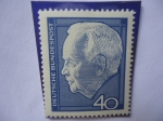Stamps Germany -  Dr. H.C. Heinrich Lübke (1894-1972)-2do. Presidente Federal- Reelección Presidente Heinrich