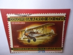 Stamps Colombia -  De Havilland 1930 - Serie: Historia de la Aviación Colombiana.
