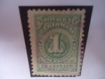 Stamps America - Colombia -  Número 1 -Correos Nacionales de Colombia..