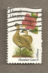 Stamps United States -  Flores y aves-Hawai