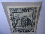 Stamps Venezuela -  República de Venezuela - Oficina Principal Correos de Caracas 1955