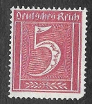 Stamps Germany -  137 - Número