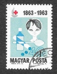 Stamps Hungary -  1533 - Centenario Internacional de la Cruz Roja